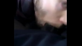 Preview 3 of Sport Clips Sexy Survival Camp - White guy sucking a big fat black cock outside