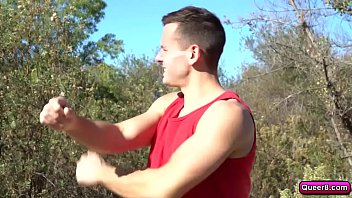 Preview 1 of Wxxxvideohinde - Brenner Bolton blows Dennis West bigcock
