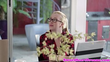 Preview 1 of Confined Box - Teen lezzies grinding pussies in panties