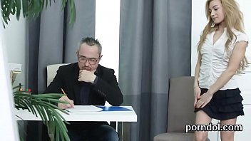 Preview 1 of Faust Hd2 - Natural gets teased and poked by her older lecturer