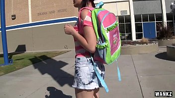 Preview 1 of Fuul Vidoe Download - WANKZ- Hot Emo Alexis Eats Her Teacher&#039_s Spunk