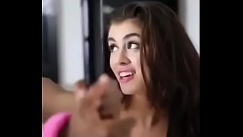 Preview 2 of Horny Lily Sister And Brother - big boobs girl sucking banana like a big cock