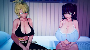 Preview 1 of Hushpass Kendall - FUTA Heroine Steals Step-Bros Girlfriend