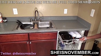 Preview 3 of Spanyolsex - SEXY BLONDE STEP SISTER MSNOVEBER NAKED EXPOSING BIG NATURAL TITS &amp_ BUTT