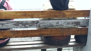 Preview 2 of Ngentot Di Kos Jakarta - Bus stop,  B&#039_more. Skinny shorty,  butt cleavage.