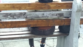 Preview 3 of Ngentot Di Kos Jakarta - Bus stop,  B&#039_more. Skinny shorty,  butt cleavage.