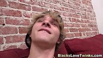 Preview 1 of Slut Lubing - Twinks face spunked black
