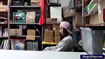 Preview 1 of Nyu Sarte - Teen thief Hayden drilled by LP officer