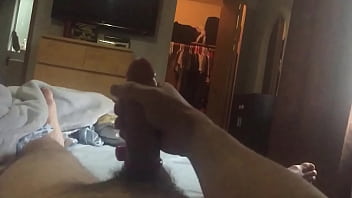 Preview 1 of Mom Son Pornxxx - big slow motion load from young stud