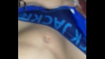 Preview 1 of Underwear Gay Hairy - Novinho na punheta se acariciando