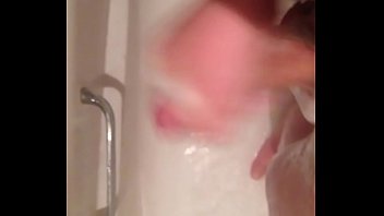 Preview 2 of Brutal Fat Hd Pinch - Masturbation in the shower _)