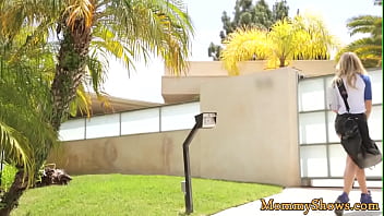 Preview 1 of Thick Whitegirl Shakin It - Busty stepmom tribbing with beautiful teen