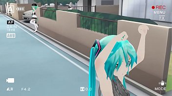 Preview 2 of 10 Barth Garl Sex - Miku Dancing Dress Sexy MMD