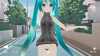 Preview 3 of 10 Barth Garl Sex - Miku Dancing Dress Sexy MMD