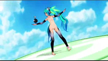 Preview 2 of Plesae Daddy - Miku Append Sexy Dance Nude MMD