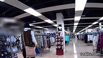 Preview 4 of Teen Schoolgirl Donna - Perfect czech teenie gets teased in the mall and shagged in pov