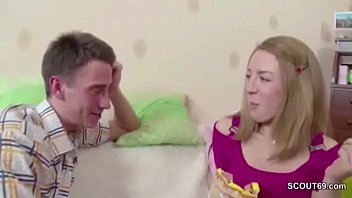 Preview 1 of Very Hard Porn Vidio - Seduce Petite Virgin Step-Sister to Fuck and Facial