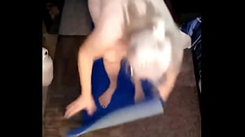 Preview 3 of Sex Beg Ass - Hot Mature Does Naked Yoga Then Masturbates! Great Orgasm!