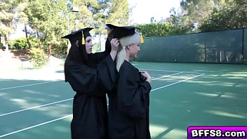 Preview 1 of Lusty Leone New 2018 Xxx - Graduating lesbian teens enjoy playing pussies