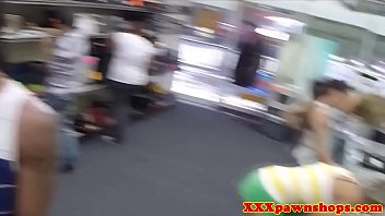 Preview 2 of Very Big Vein - Inked babe pawns pussy while cuckold watches