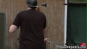 Preview 2 of Boy Ra - Busty transgender sperm