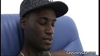 Preview 3 of Big Dick Teen Porn - Black Gay Dude Receive Handjob And His Dick Sucked By White Boy 15