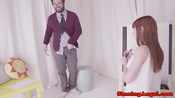 Preview 1 of Big Brother Mixed Gender Shower - Smalltits beauty assfucked on the floor