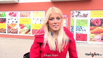 Preview 2 of Mama Polska - Takevan Blondie rocks after shopping take quick fuck and home to husband