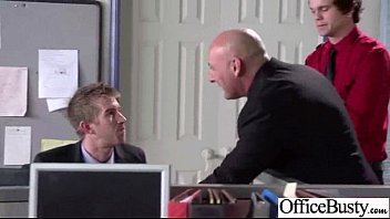 Preview 2 of Hidden Husband Wanks - Sex Tape With Slut Busty Hot Office Nasty Girl (selena santana) video-12