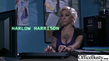 Preview 1 of Mild Moms Fuck By Son - Sex Tape With Slut Busty Hot Office Nasty Girl (Harlow Harrison) video-22