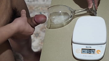 Preview 3 of Flame Torture - Cum in the glass