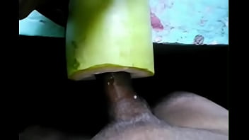 Preview 1 of Soft Porn Vids Porn - Indian Desi Boy Sex With Bottle Gourd