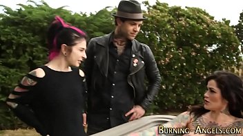 Preview 1 of Mom And Son Fuck Free Dewonload - Buxom alt babe gets cum