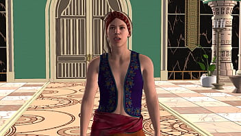 Preview 1 of Busty Stepmom Fuck To Son - Indian Desi Aladdin finds the Magic lamp and wishes that he can fuck Jasmine Hindi Audio