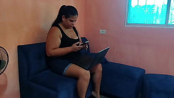 Preview 1 of Straight Video 49337 - Cogiendome el culo enorme de mi vecina mientras su marido cornudo trabaja. Que rico me cojo a mi vecina cachonda