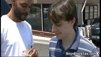 Preview 2 of Trouble Reaching Orgasm Hand Job - Black Gay Dude Fuck White Skinny Twink Hard In His Tight Ass 12