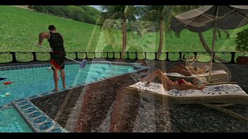 Preview 1 of Ustaz Ag - A Digital Visage Video - The Pool Boy