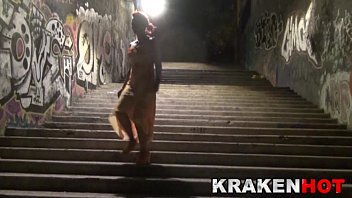 Preview 1 of Wespe - Crazy Mature Voyeur Outdoor. Public Street
