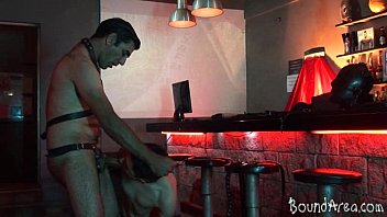 Preview 3 of Point Mom And Son Xxxvideo - Hot-assed slave-boy deepthroated by his old master