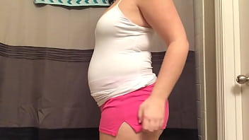 Preview 1 of Yrel Porn - FatGirlsHome.COM - (HD) Chubby belly rub and swing Preview