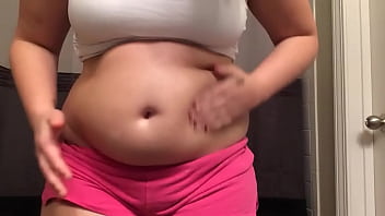 Preview 4 of Yrel Porn - FatGirlsHome.COM - (HD) Chubby belly rub and swing Preview