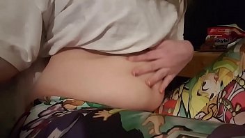 Preview 2 of Securit Cams - FatGirlsHome.COM - (HD) Chubby Girl Belly Play - Emtpy stomach,  feeling chubbier