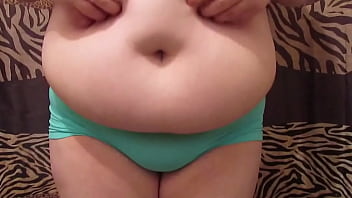 Preview 2 of Isis Siriya Porn Video - FatGirlsHome.COM - (HD) Short Big Belly Play!