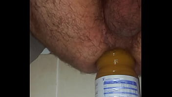 Preview 2 of Xnxxcdo - Anal destruction using an orange juice bottle
