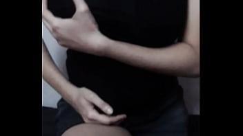 Preview 1 of Mirella Santos Making Of Pb 2 - Big boobs desposlut in black dress showing