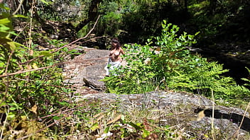 Preview 1 of Preity Porn Dtar - Voyeur Stranger Fucks Girl on Nudist Beach. She&#039_s Shocked!