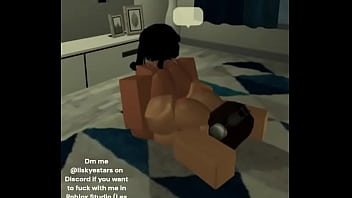 Preview 2 of Uae Poron - Fucking my Lesbian friend in my room (Roblox)
