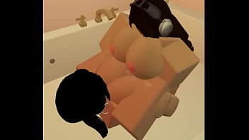 Preview 4 of Uae Poron - Fucking my Lesbian friend in my room (Roblox)