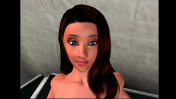 Preview 3 of Pornstars Porn - Arianna Grande 3D Virtual fuck (arianna grande lookalike)