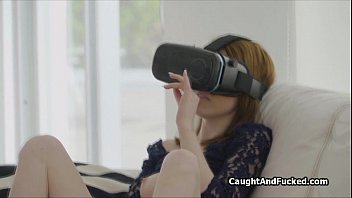 Preview 3 of Japanoilxxx - Teen caught masturbating on VR porn